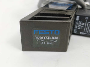 Festo 170051 MOVH-3-1,35-12DC With 365476 & 30939