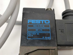 Festo 170051 MOVH-3-1,35-12DC With 365476 & 30939