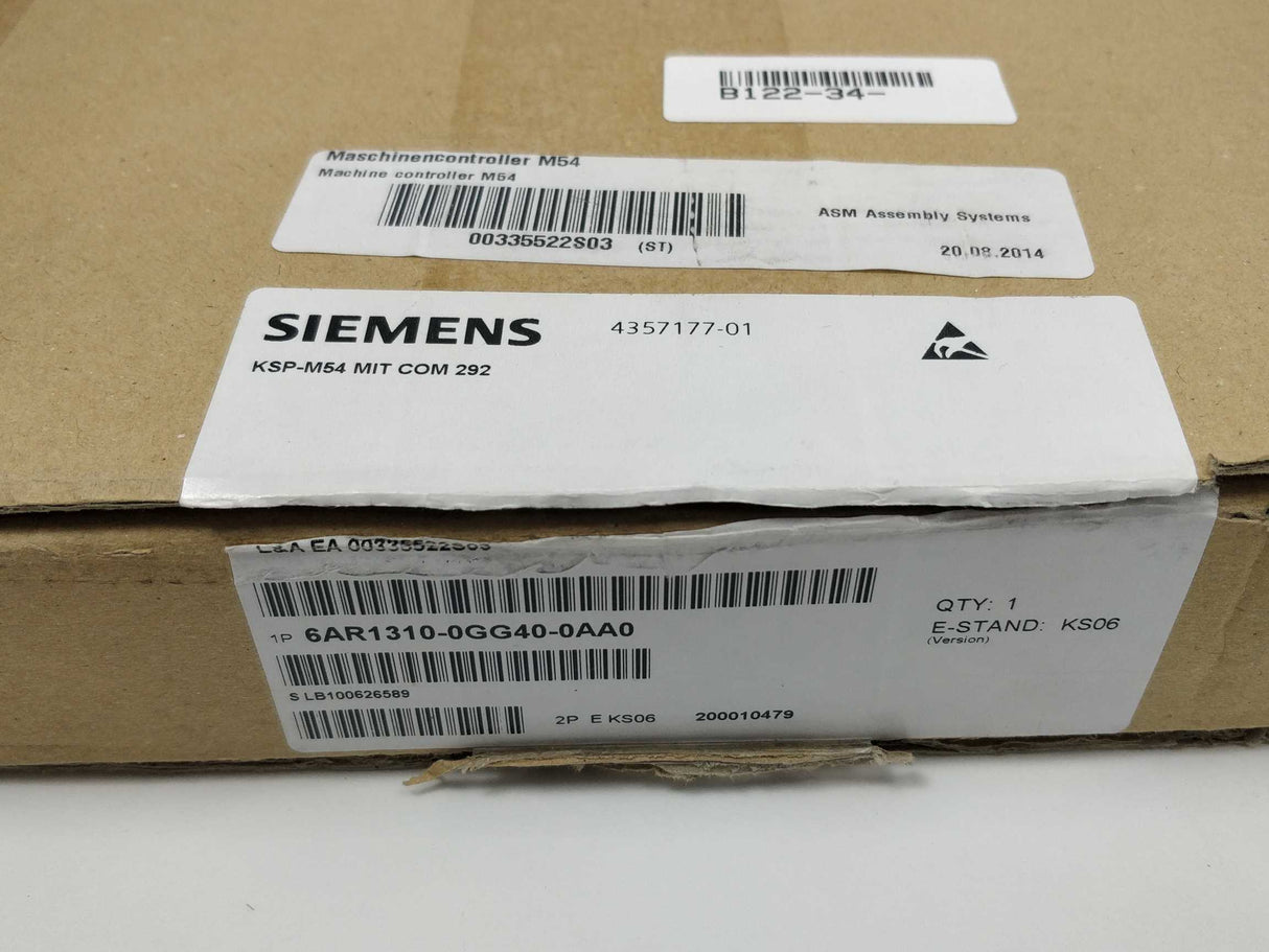 ASM Assembly Systems 6AR1310-0GG40-0AA0 00335522-03