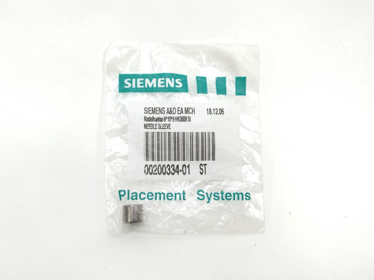 Siemens A&D EA MCH 00200334-01 Needle Sleeve 6*10*9 HK0609 St