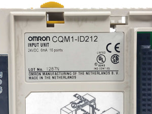 OMRON CQM1-ID212 Input unit