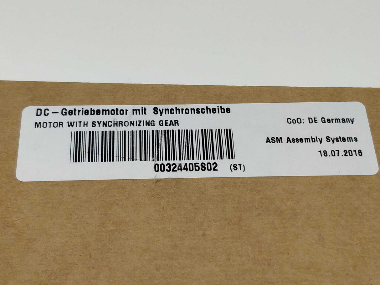 ASM AS 00324405-02 Motor with synchonizing gear