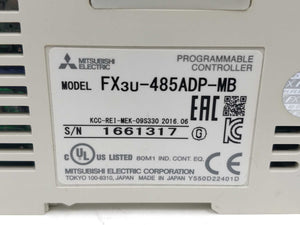 Mitsubishi FX3U-485ADP-MB KCC-REI-MEK-09S330