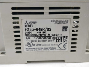 Mitsubishi FX3U-64MR/DS KCC-REI-MEK-09S237