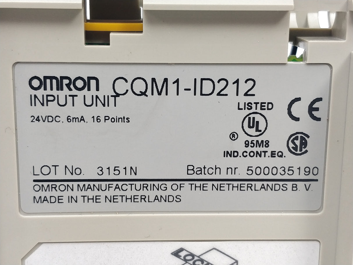 OMRON CQM1-ID212 Input unit