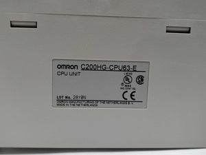 OMRON C200HG-CPU63-E CPU UNIT