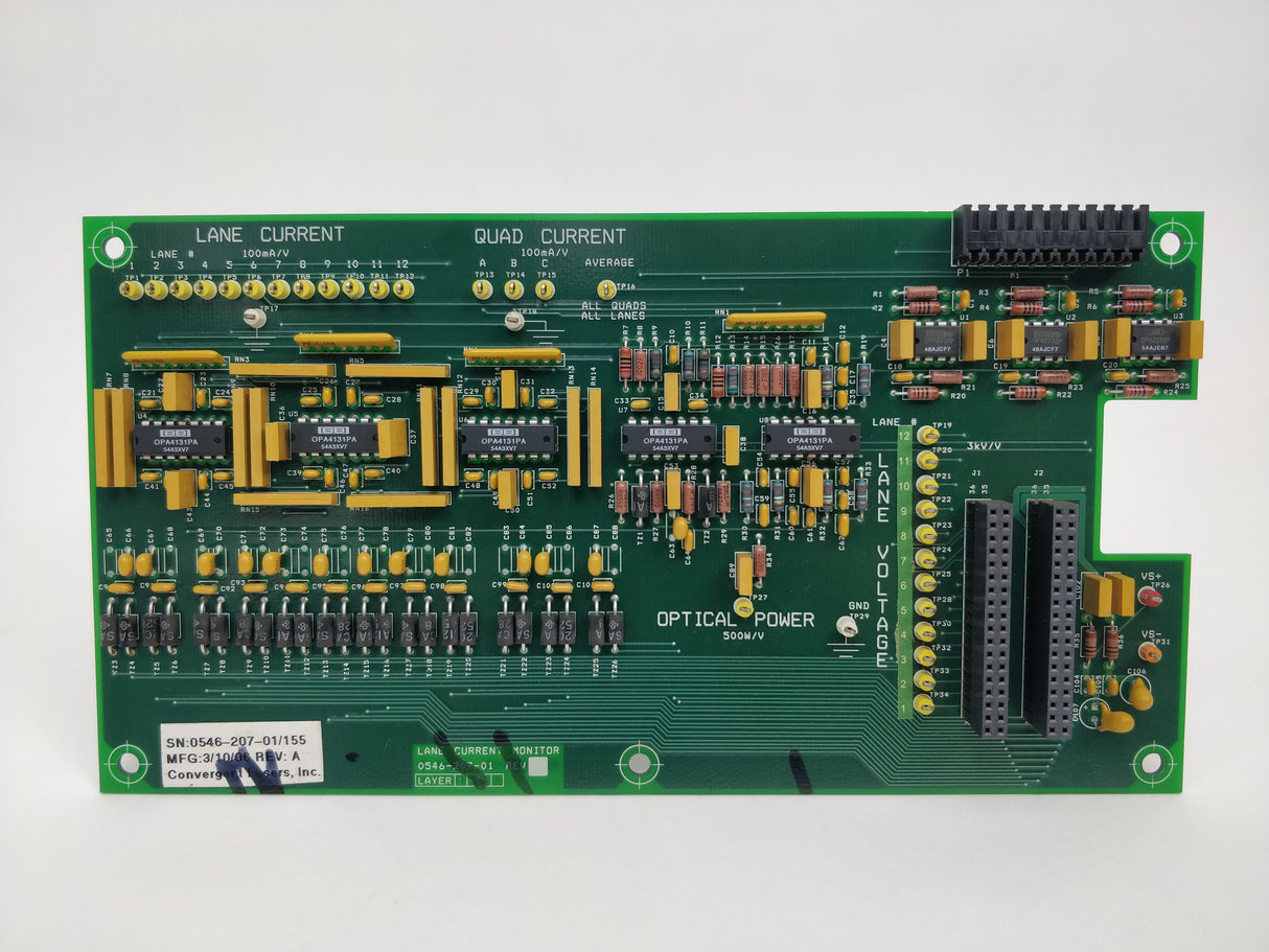 Convergent Laser 0546-207-01 LANE CURRENT MONITOR