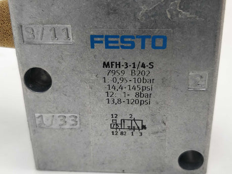 Festo 7959 MFH-3-1/4-S