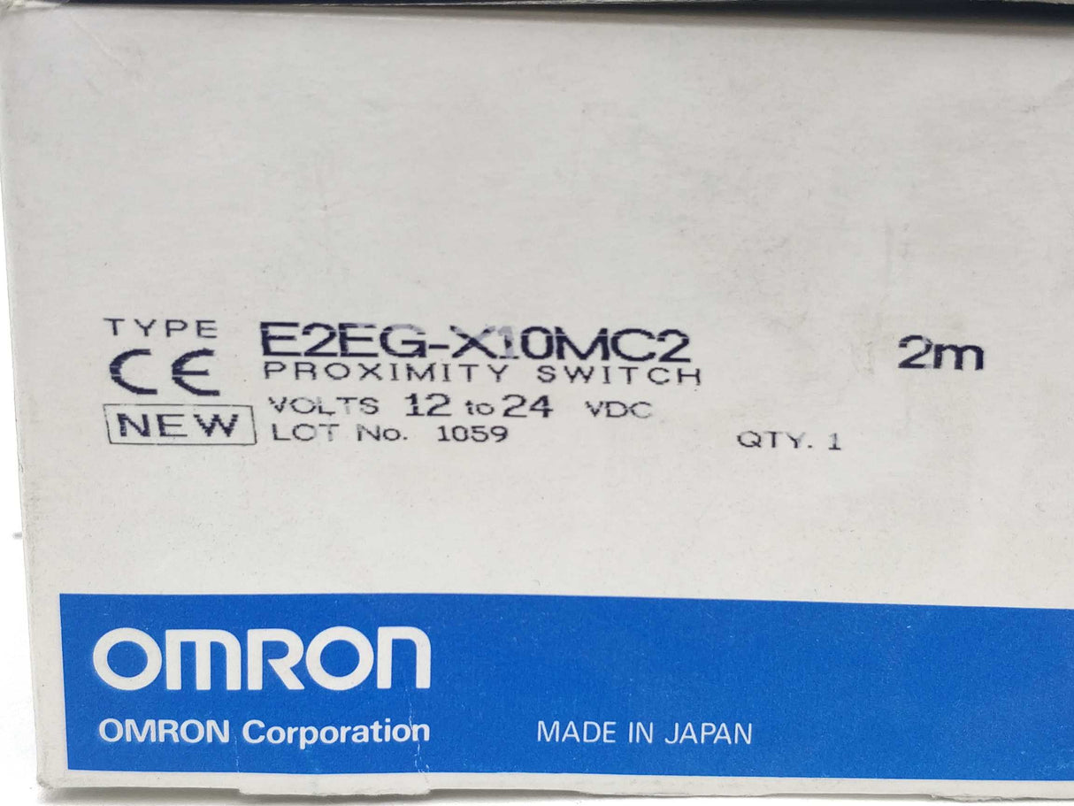 OMRON E2EG-X10MC2 PROXIMITY SWITCH