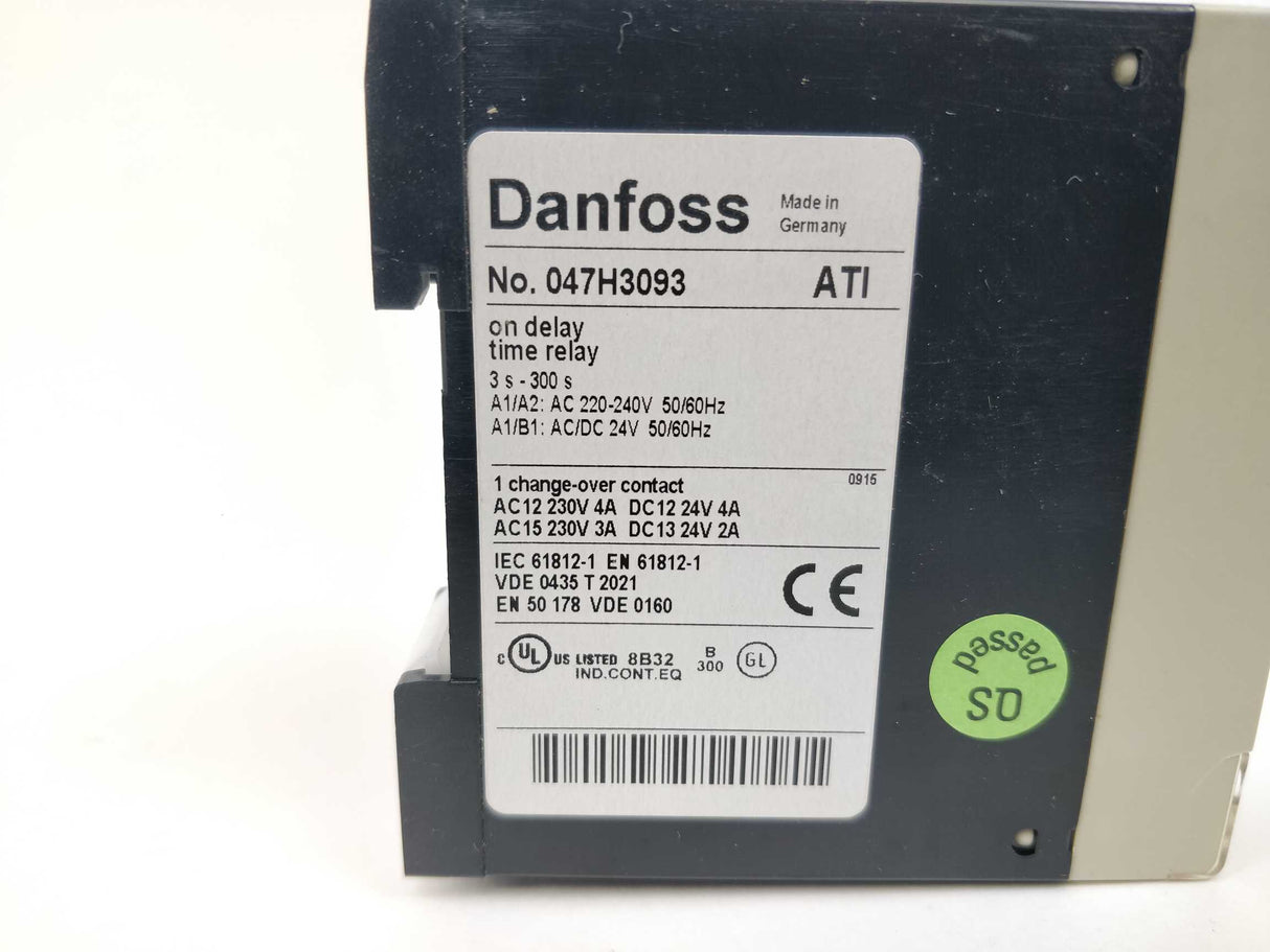 Danfoss 047H3093 ATI On Delay Time Relay