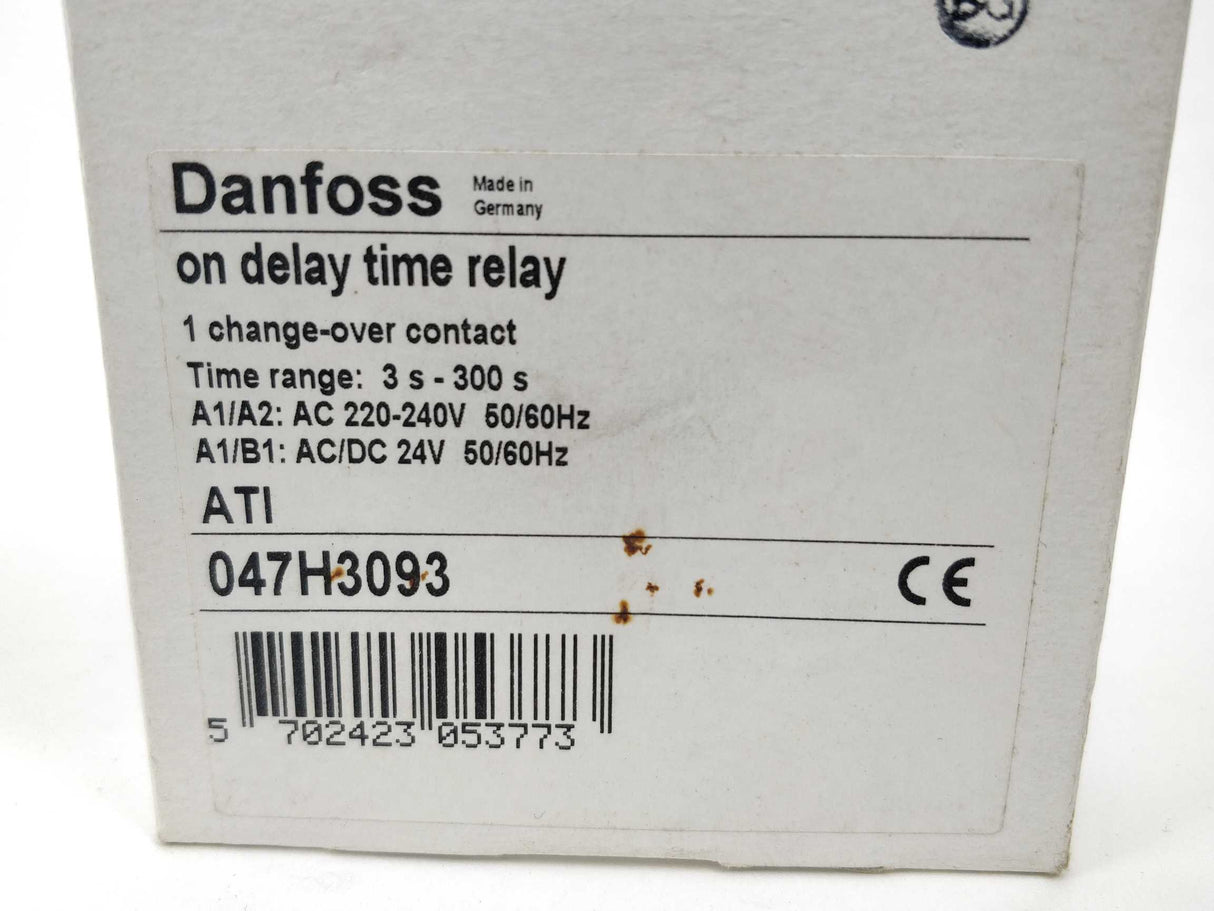 Danfoss 047H3093 ATI On Delay Time Relay