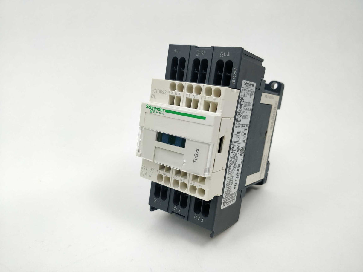 Schneider Electric 080848 TeSys LC1D093BL Contactor. 24VDC