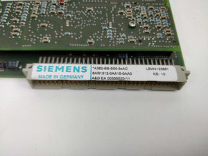 Siemens 6AR1312-0AA15-0AA0 00335520-11 W/ 00362544-01