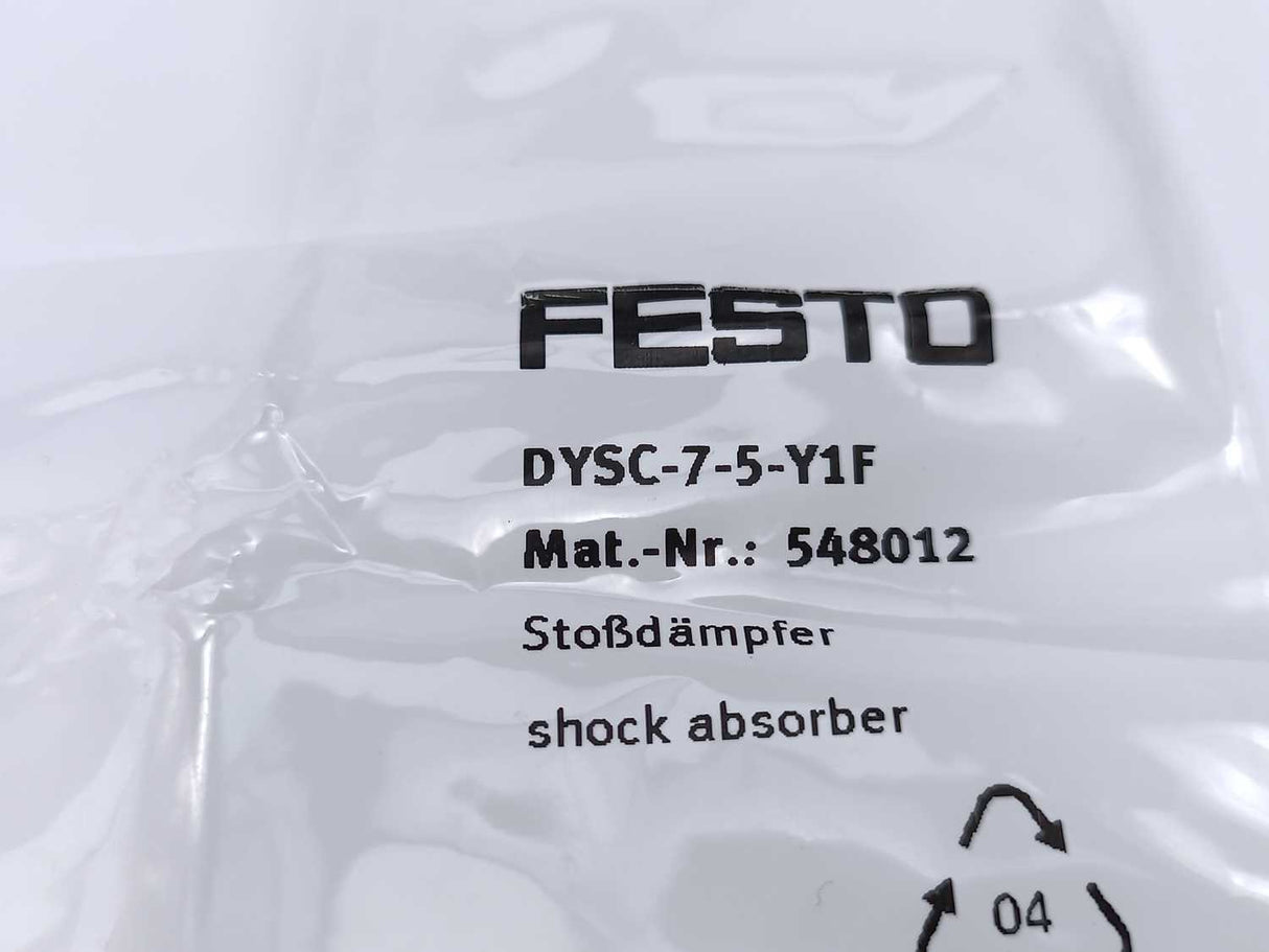 Festo 548012 DYSC-7-5-Y1F Shock absorber