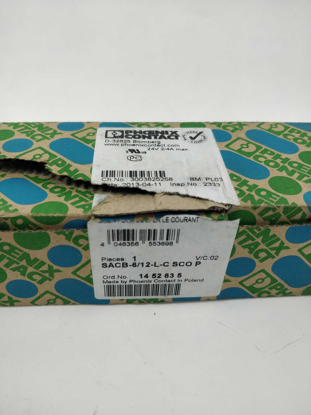 Phoenix Contact 1452835 SACDB-6/12-L-C SCO P Sensor/actuator box