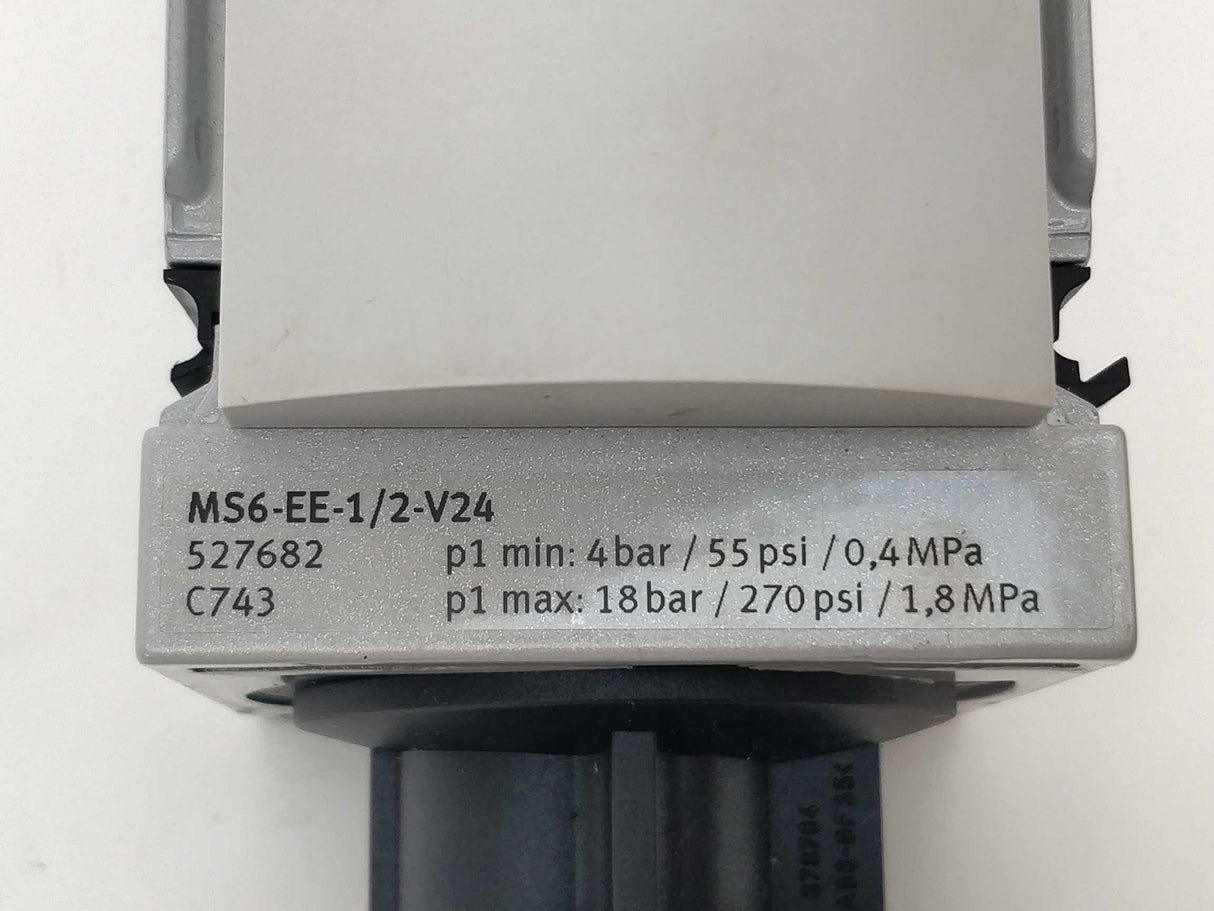 Festo 527682 MS6-EE-1/2-V24 On/off Valve & 681663