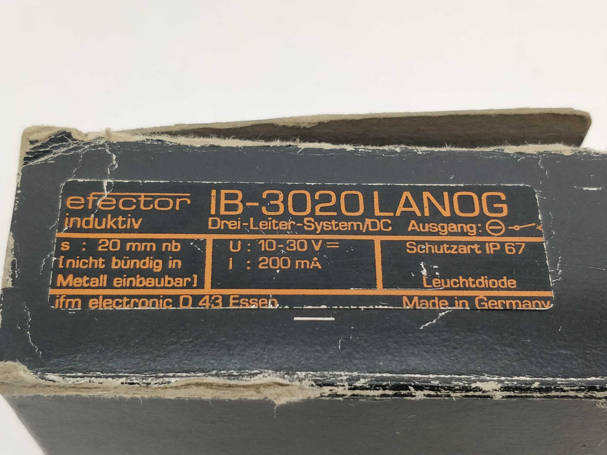 Efector IB-3020LANOG Inductive Sensor