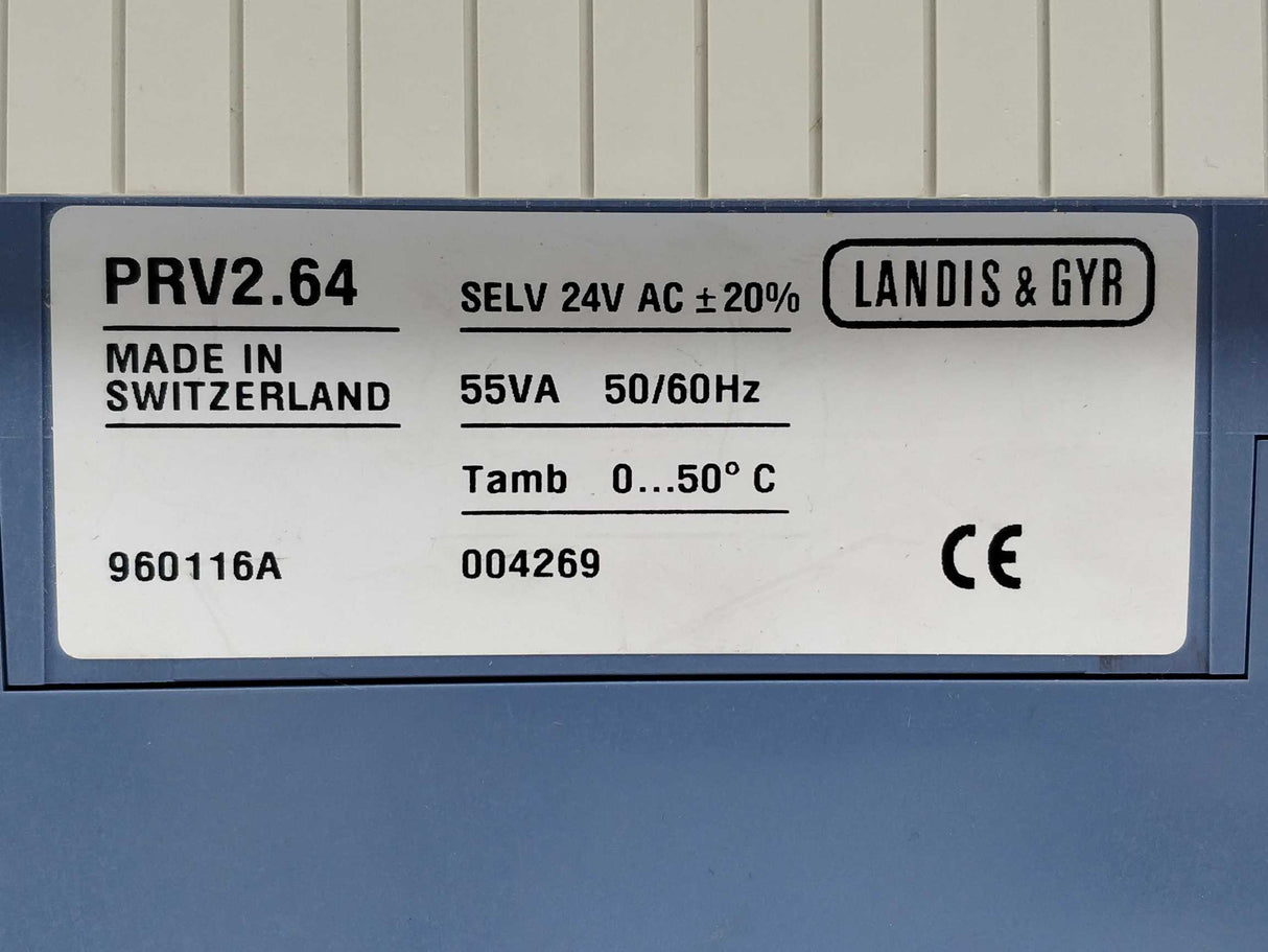 SIEMENS, Landis & Gyr PRV2.64 Heating Controller