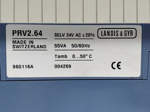 SIEMENS, Landis & Gyr PRV2.64 Heating Controller