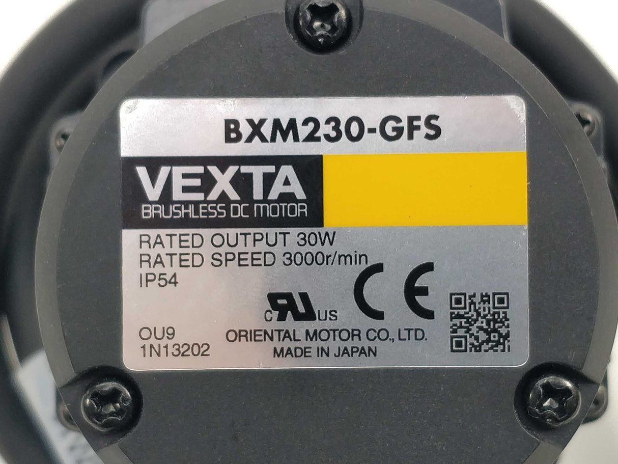 Vexta BXM230-GFS Oriental Motor & GFS2G10