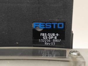 Festo 546188 With 18200, 6843 & 532216