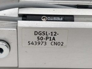 Festo 543973 DGSL-12-50-P1A With 2x 551375