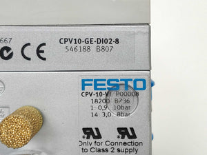 Festo 546188 With 18200, 161414, 2x 161416, 5x 161368, 6843 & 2x 176055