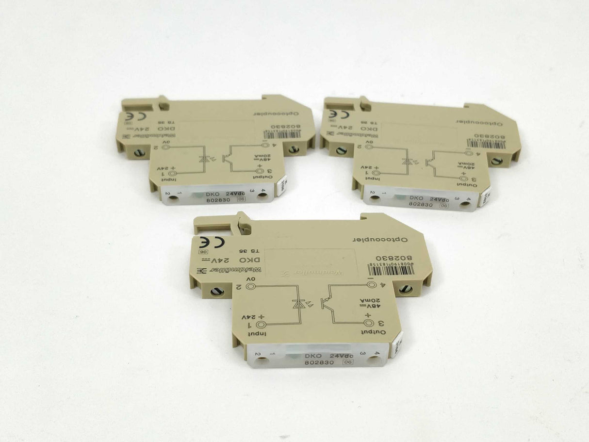 Weidmüller 802830 DKO 35 24VDC 3 Pcs