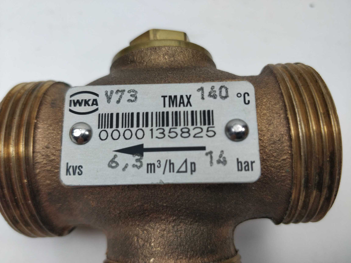 IWKA 1321925 V73 TMAX 150ºC. 25 PN. 6,3 Kvs. 20 bar