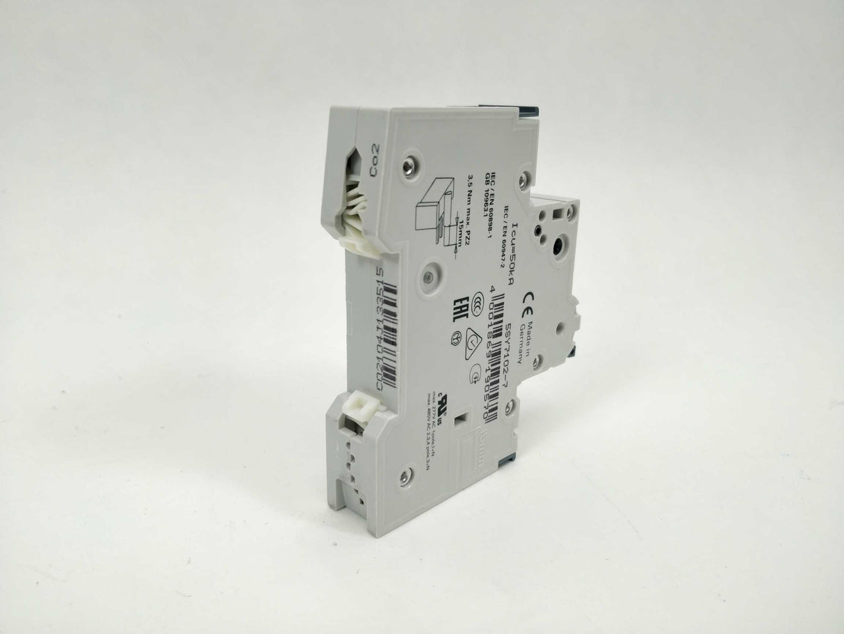 Siemens 5SY7102-7 MCB C2, 230/400V