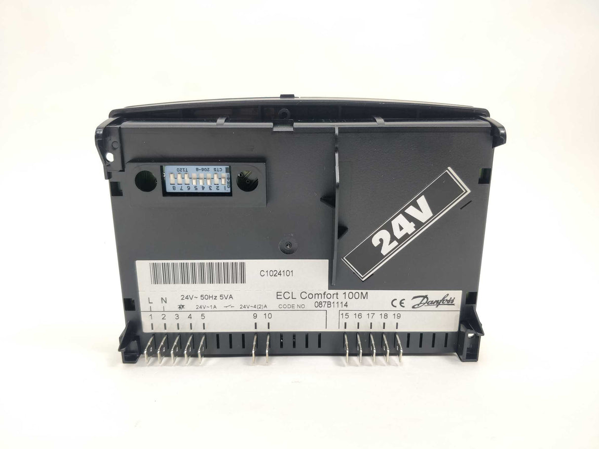 Danfoss 087B1114 ECL Comfort 100M Weather Compensator 24VAC