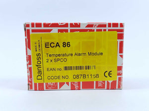 Danfoss 087B1158 ECA 86 Temperature Alarm Module 2x SPCO