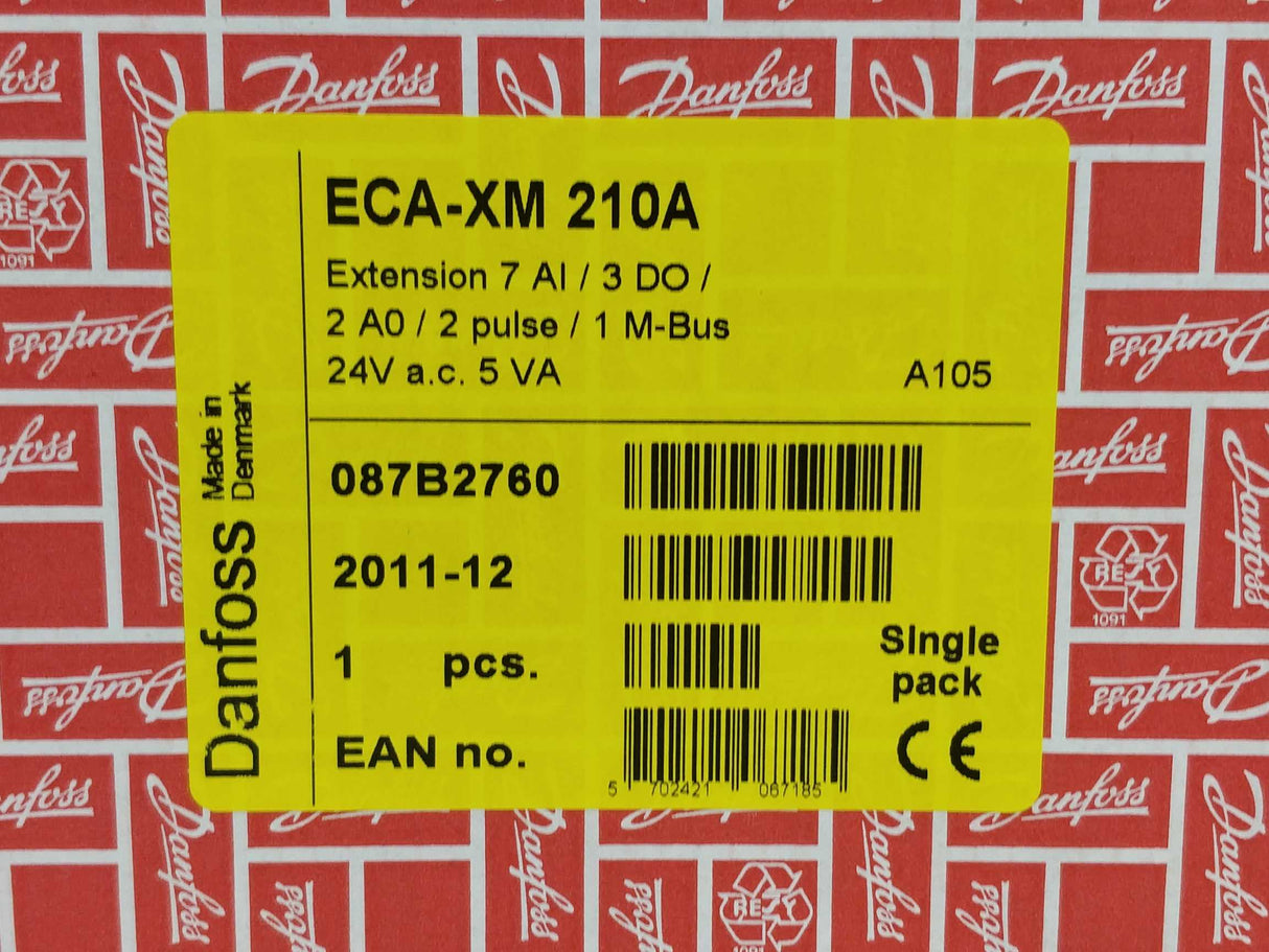 Danfoss 087B2760 ECA-XM 210A Extension 7 AI