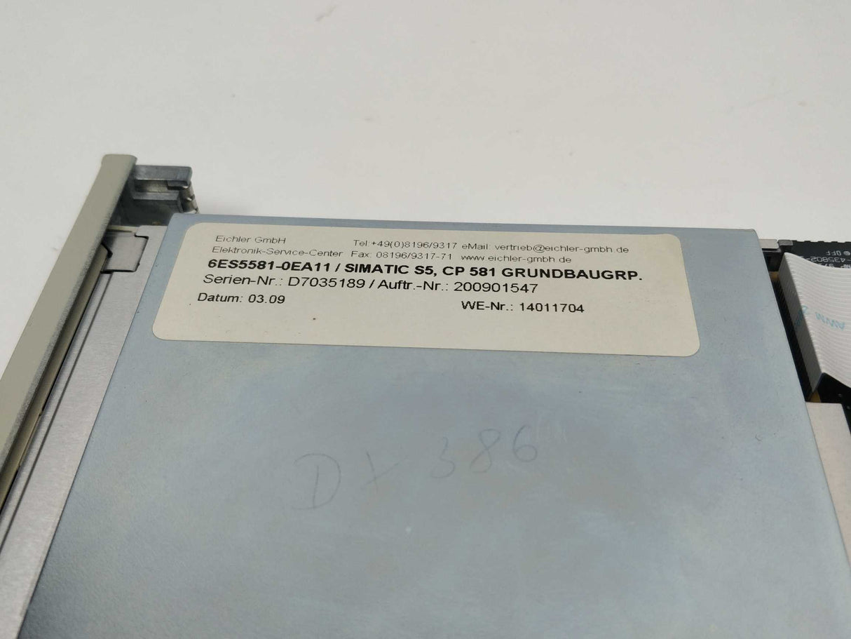 Siemens 6ES5581-4LA11 Mass Storage Module