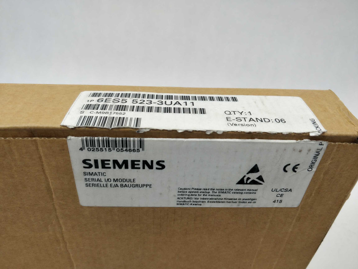 Siemens 6ES5523-3UA11 SIMATIC Communication Module