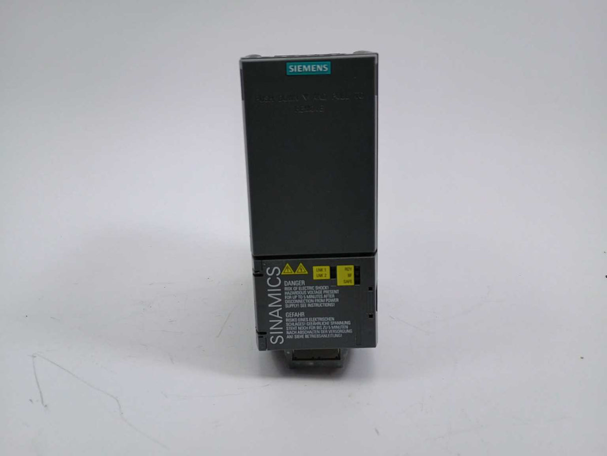 Siemens 6SL3210-1KE12-3AF2 Sinamics G120C w/ 6ES7954-8LC02-0AA0 memory card