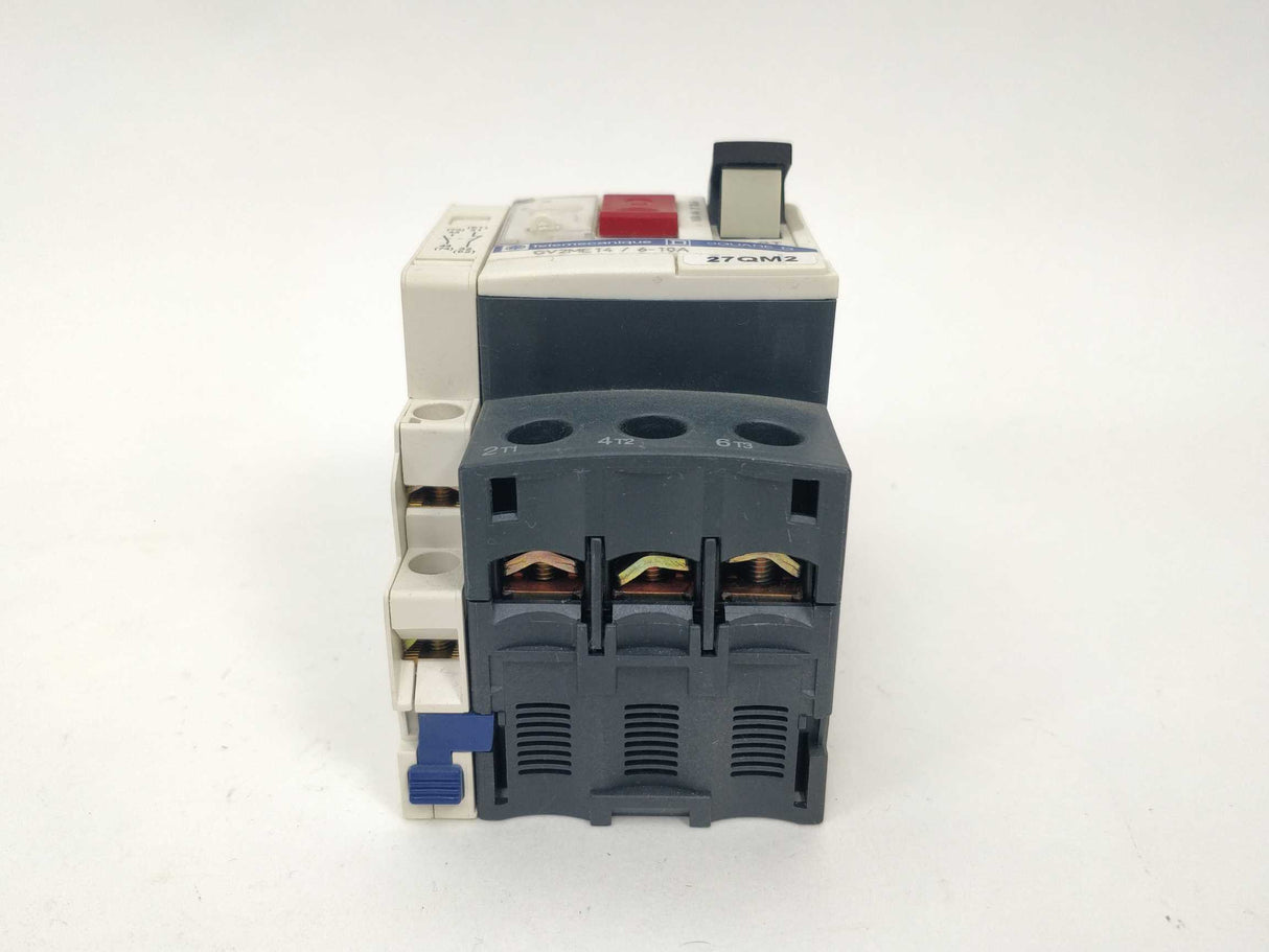 Schneider Electric GV2ME14 6-10A Circuit Breaker With GVAN11