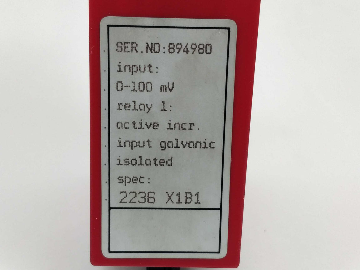 PR Electronics 2236 X1B1 Limit Switch with Electromatic S411