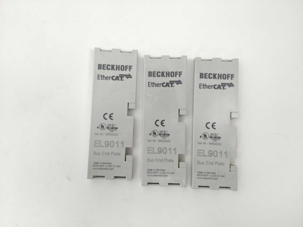 Beckhoff EL9011 EtherCAT 3 Pcs