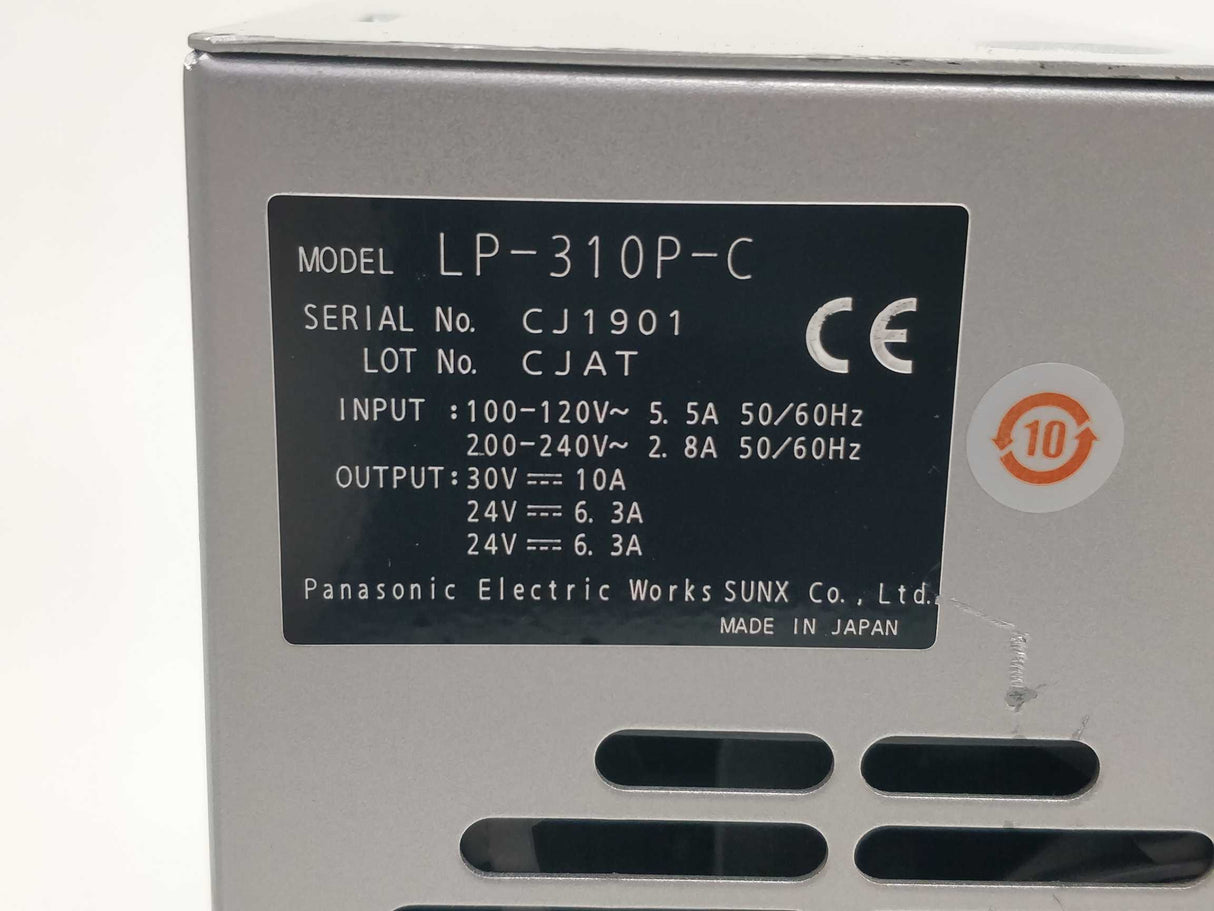 Panasonic  LP-310P-C CO2 Laser Marker, Not tested