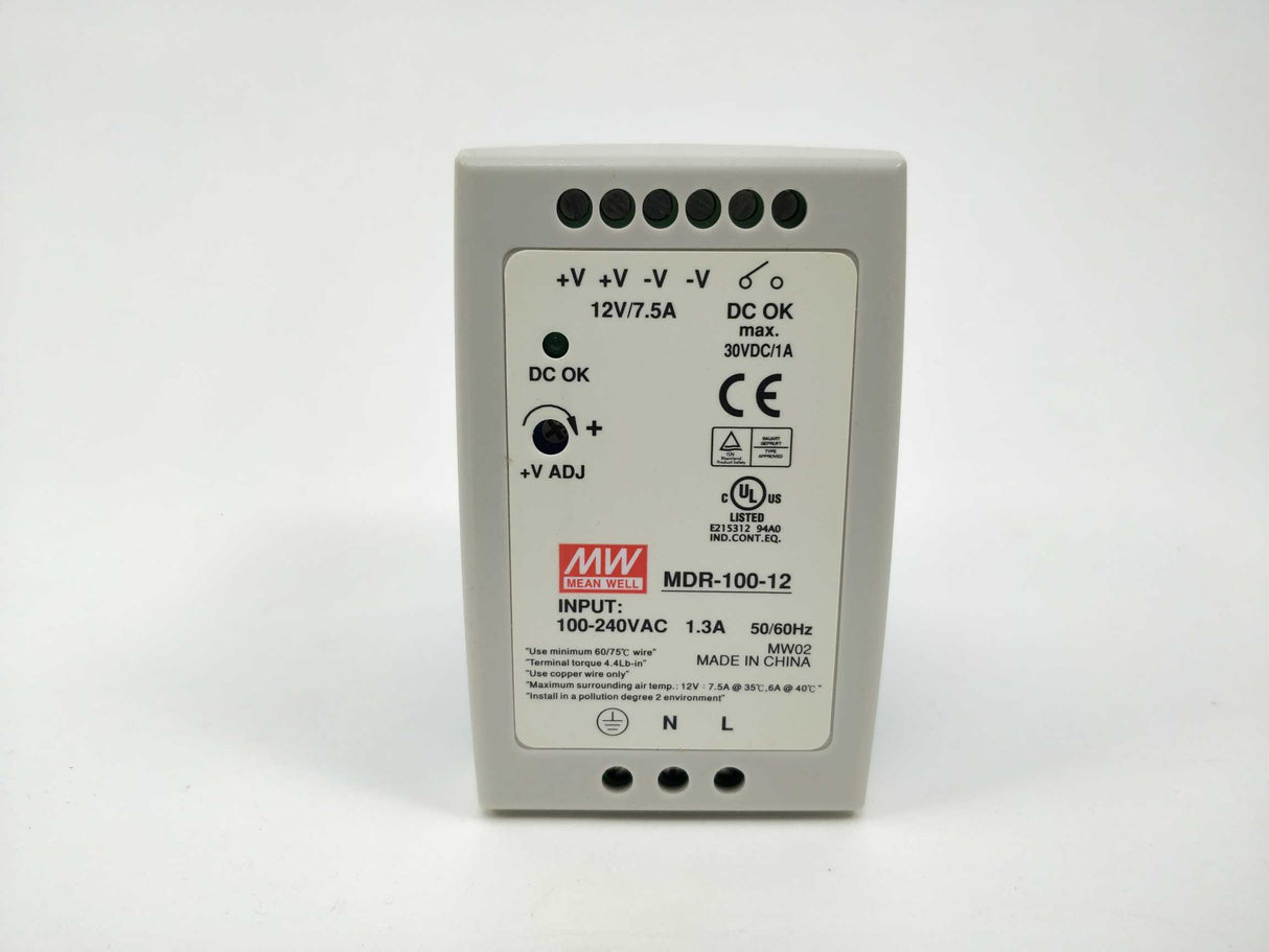 Mean Well MDR-100-12 AC/DC, 100W, 12V, DIN-RAIL