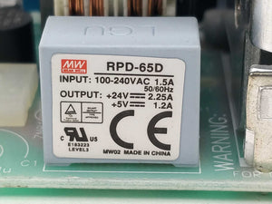 Mean Well RPD-65D AC/DC 65W, 24V 2,25A & 5V 1,2A