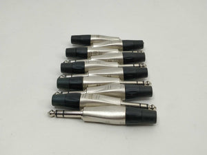 REAN RP3C 1/4" Straight stereo plug. Ø6,3mm. 10Pcs