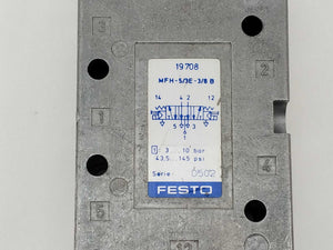 Festo 19708 MFH-5/3E-3/8B Solenoid valve