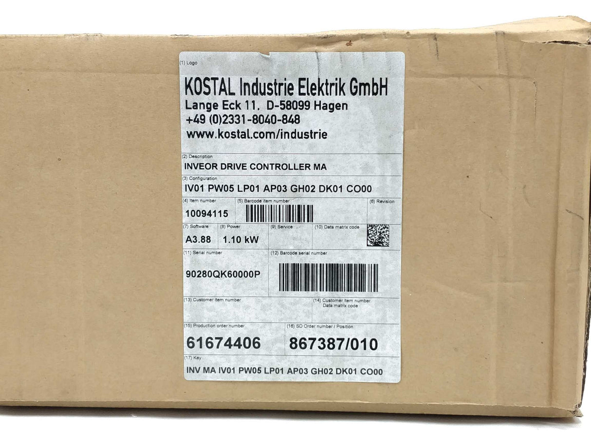 KOSTAL 10094115 IV01 PW05 LP01 AP03 GH02 DK01 CO00