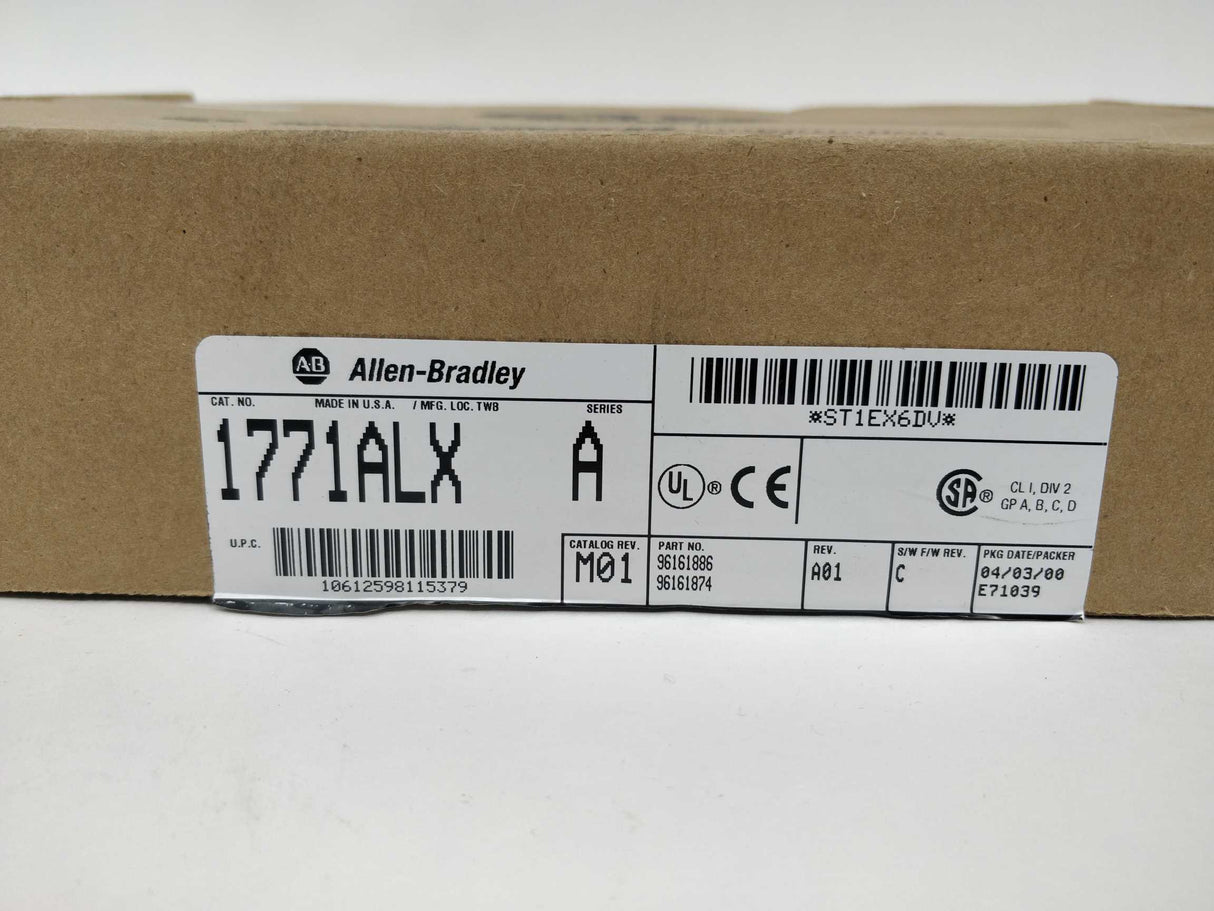 AB 1771-ALX Adapter Module, REV. M01, SER A, REV/FW C