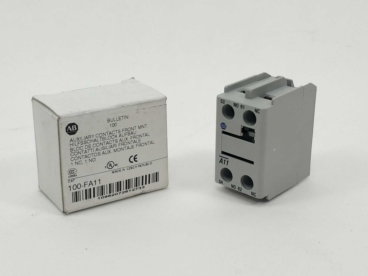 AB 100-FA11 Auxilairy Contacts Front MNT. Ser. B