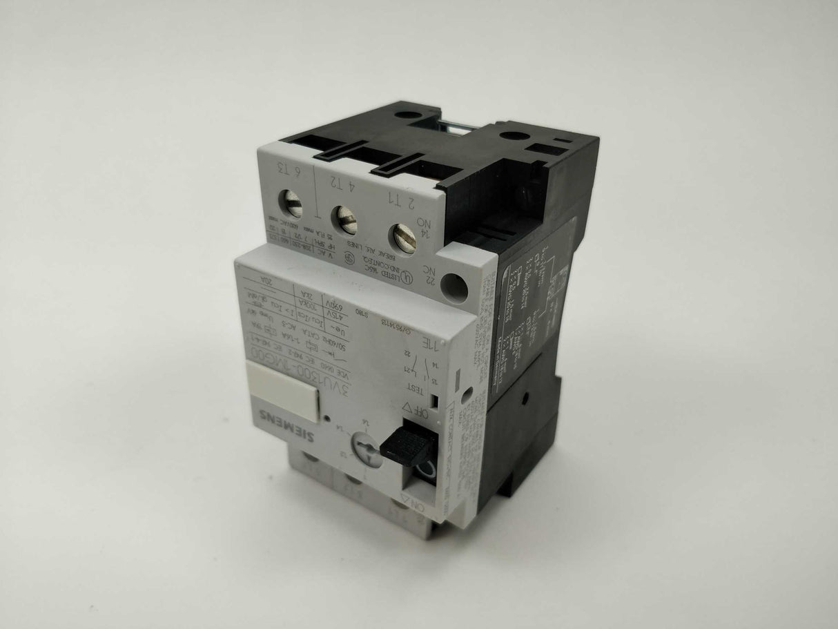 Siemens 3VU1300-1MG00 Circuit Breaker. 1-1,6A