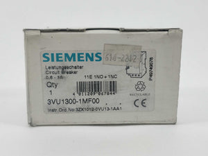 Siemens 3VU1300-1MF00 Circuit breaker 0.6...1A