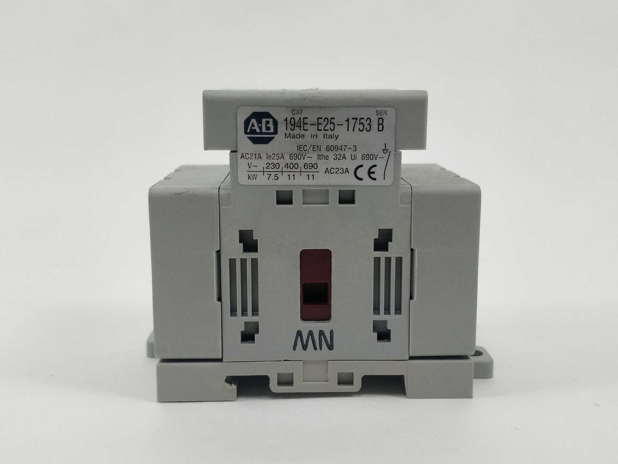 AB 194E-E25-1753-6N SER B Main/Emergency switch